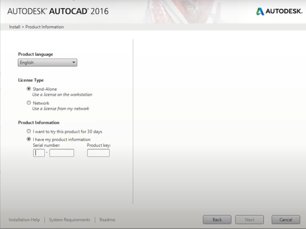 Hướng dẫn cài đặt AutoCAD 2016